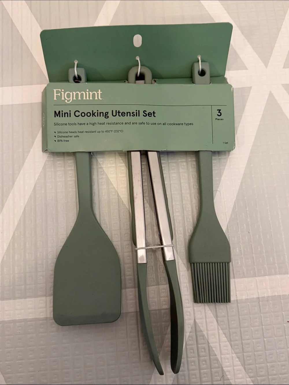 Figment green Cooking Utensil Set - Sage Green (3-Piece)